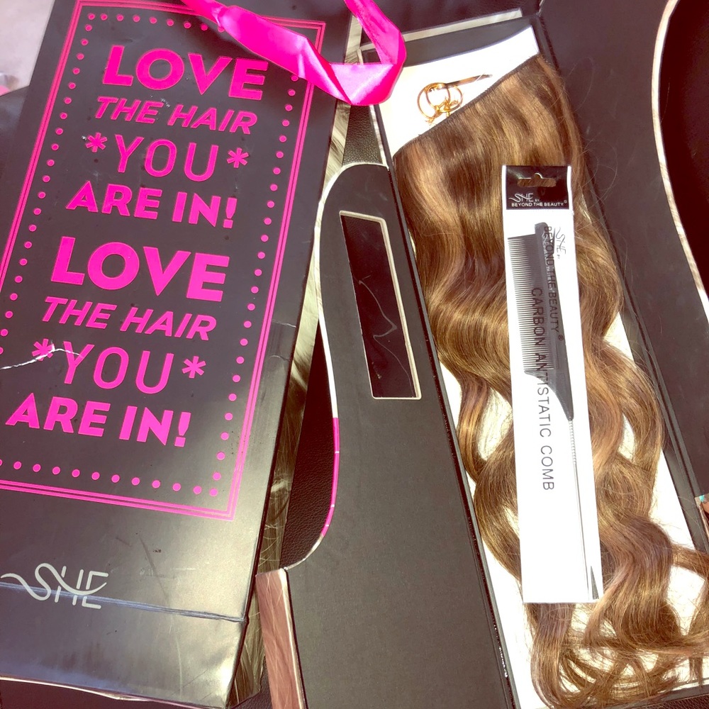 Halo hair extensions